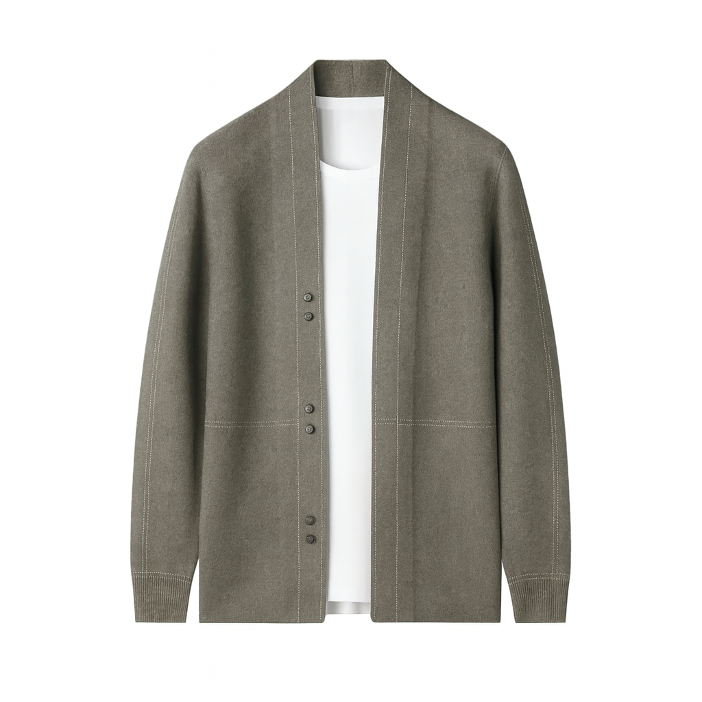 Parker | Quality Lightweight Wool Cardigan