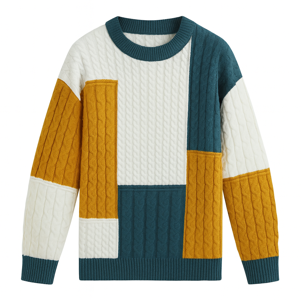 Arlo | Men Color Block Knit Sweater