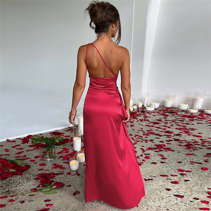 Serena | One-Shoulder Maxi Dress - Motheero