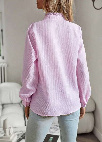 Lina | Elegant Long Sleeve Blouse - Motheero