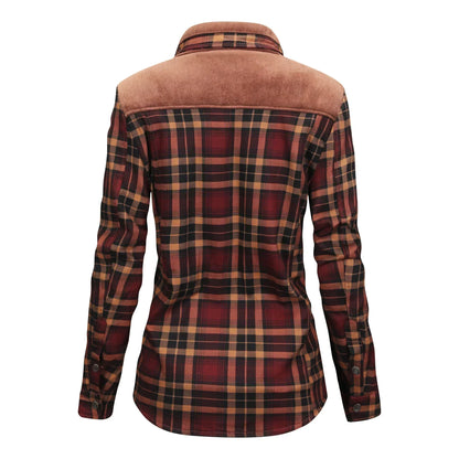 Clara | Women Flannel Winter Jacket