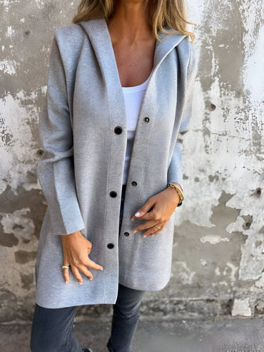 Mireille | Button-Up Coat for Women - Motheero
