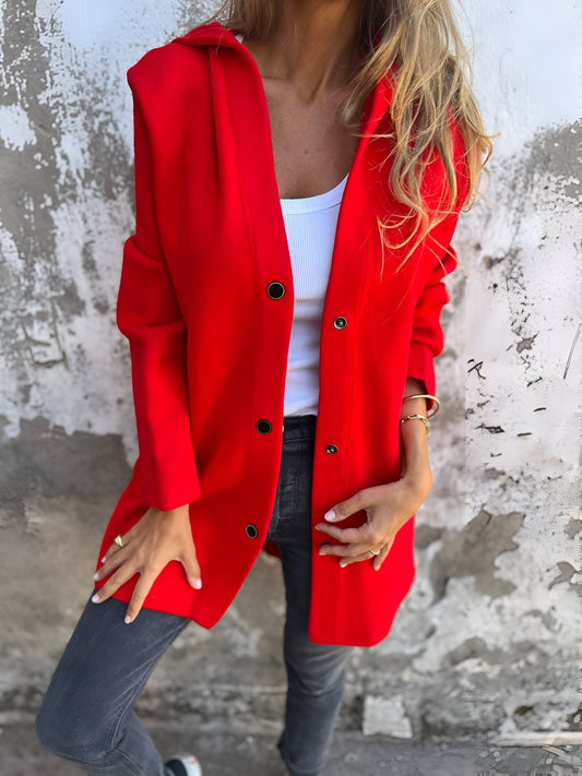 Mireille | Button-Up Coat for Women - Motheero