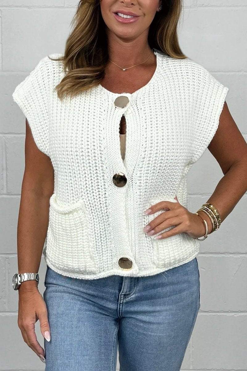 Sienna | Knitted Pocket Tank Top - Motheero