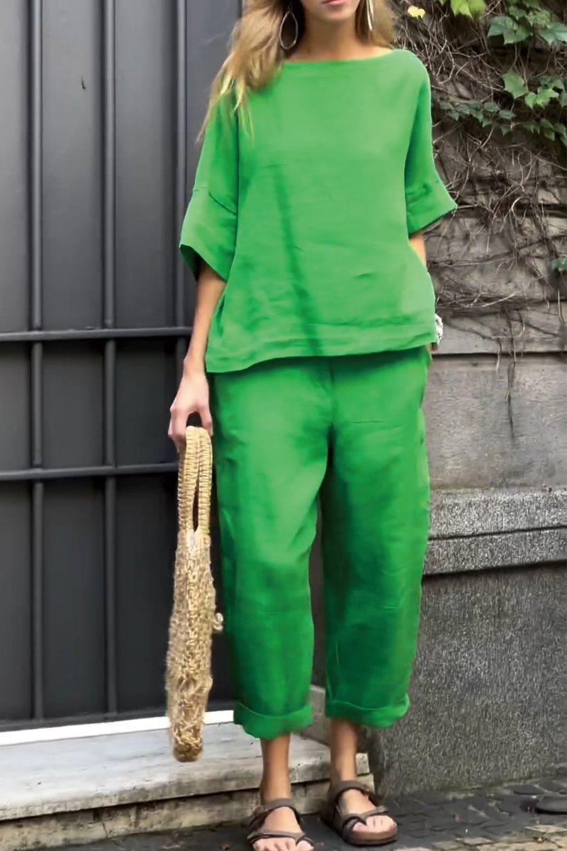 Tara | Comfortable Shirt and Pants Set - Motheero