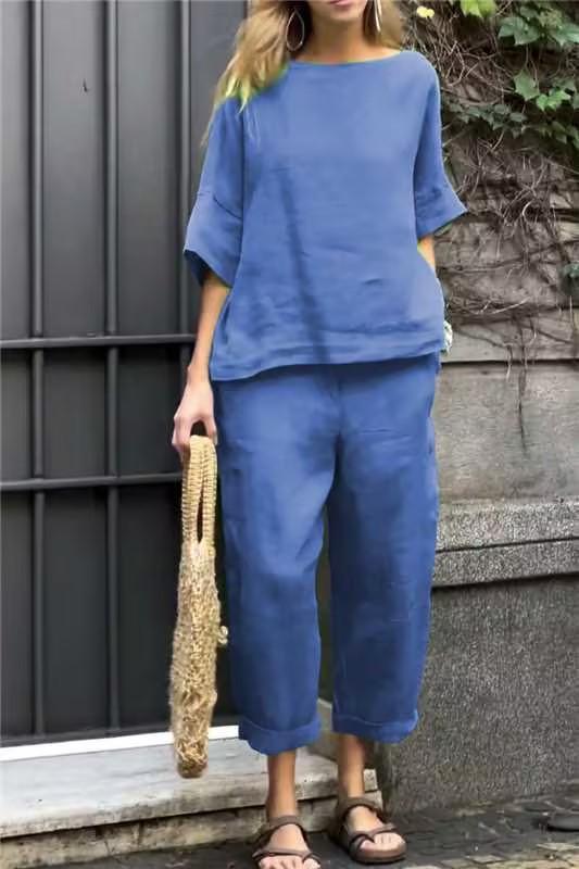 Tara | Comfortable Shirt and Pants Set - Motheero