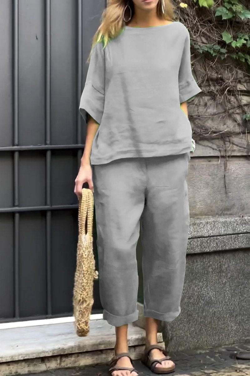 Tara | Comfortable Shirt and Pants Set - Motheero