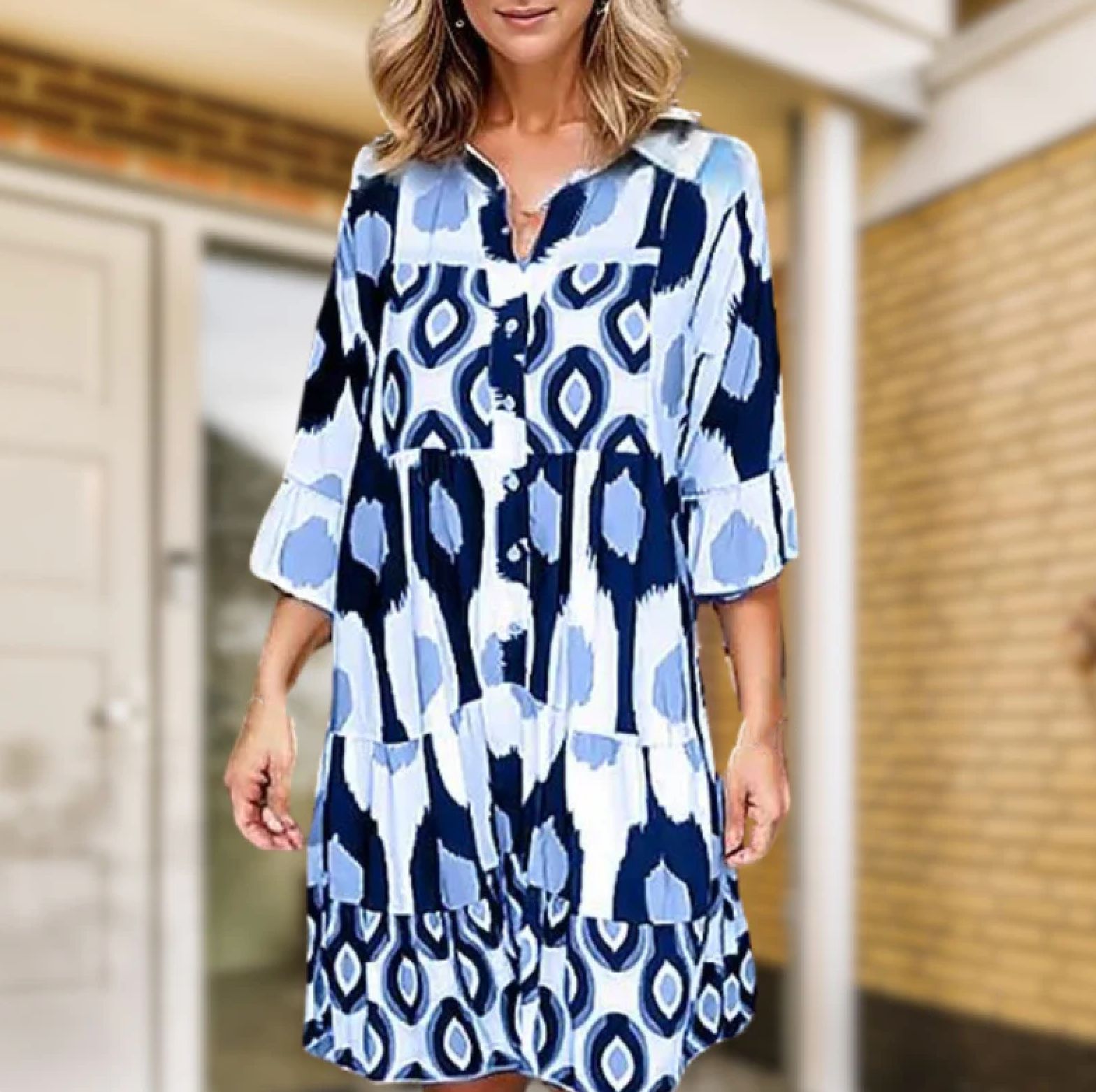 Galilea | Elegant Relaxed Dress - Motheero