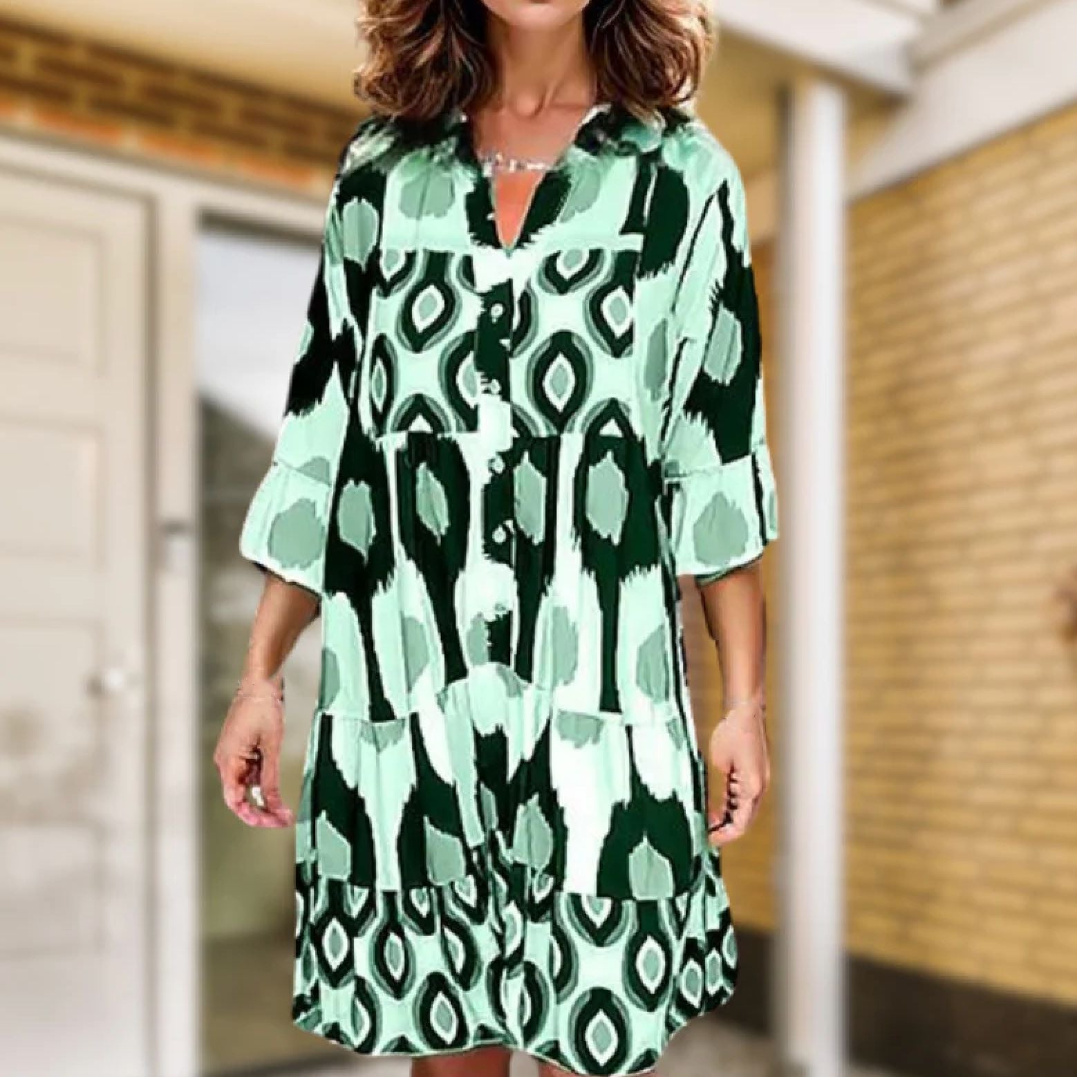 Galilea | Elegant Relaxed Dress - Motheero