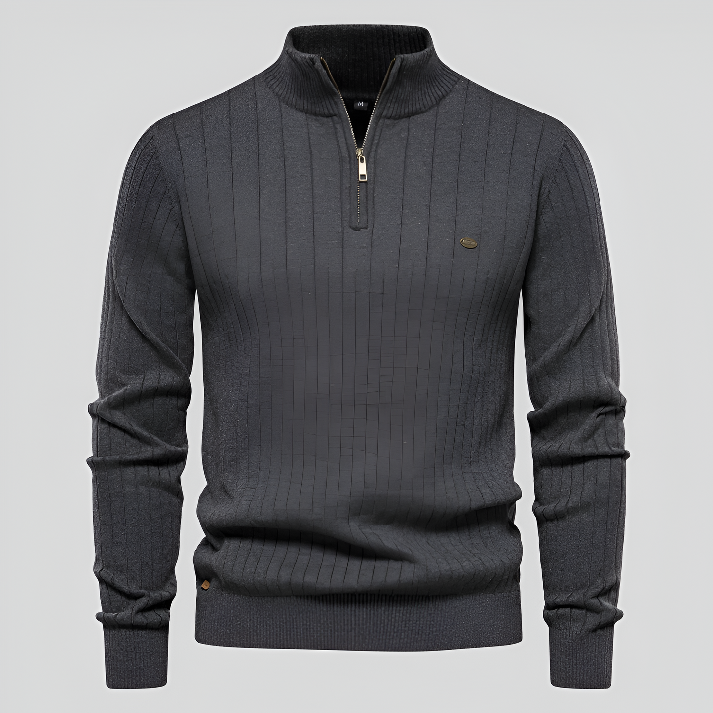 Nigel | Classic Quarter-Zip Sweater