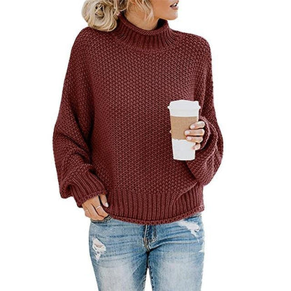 Nora | Comfortable Ribbed Turtleneck Sweater