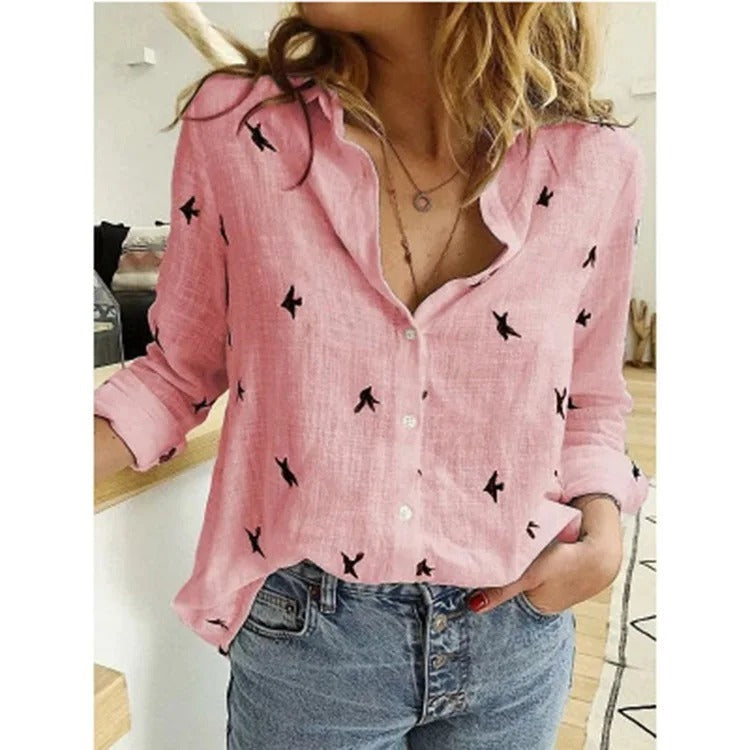 Julia | Button-Up Blouse - Motheero