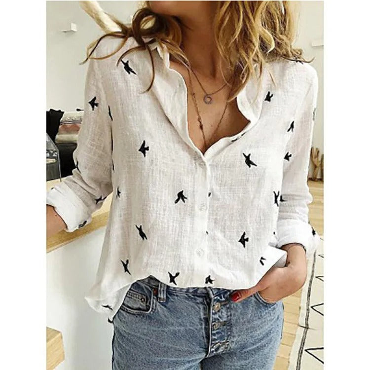 Julia | Button-Up Blouse - Motheero