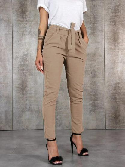 Clarisse | Casual Tie Waist Trousers