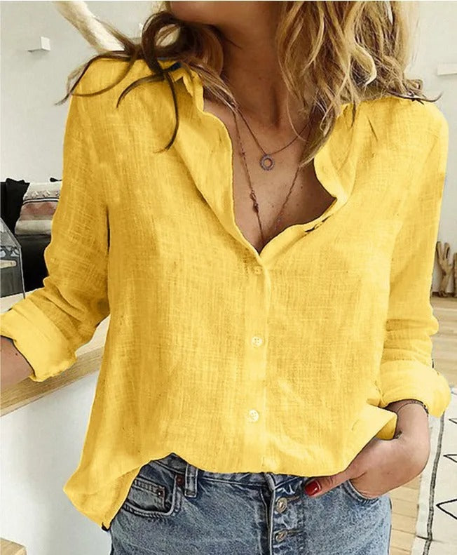 Julia | Button-Up Blouse - Motheero