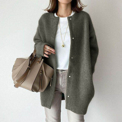 Valentina | Plain Soft Long Cardigan