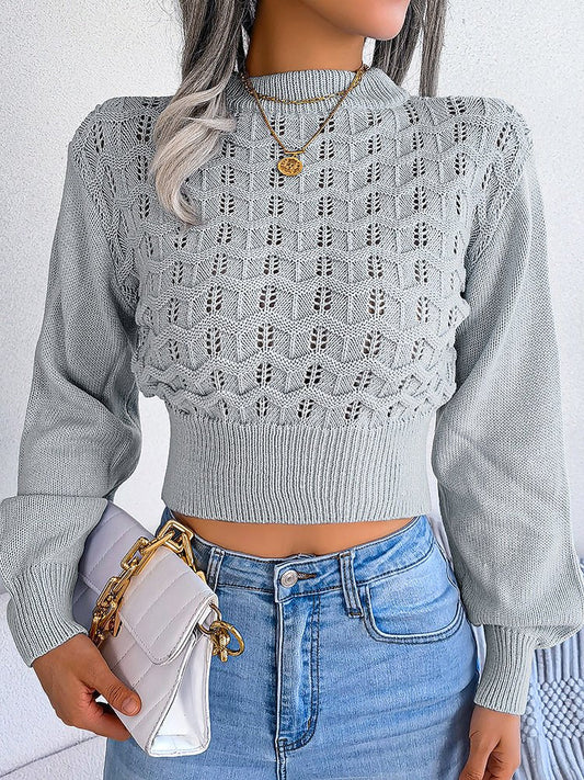 Aria | Women Knitted Crop Sweater