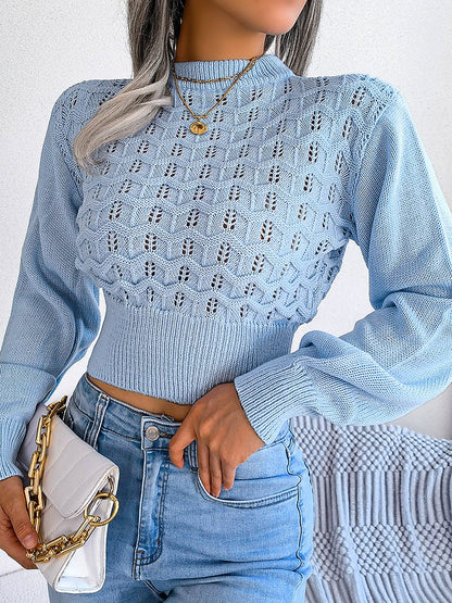 Aria | Women Knitted Crop Sweater